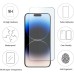 Eli Queen for iPhone 15 Case, [5 in 1] 1X Clear Case with 2X Tempered Glass Screen Protector + 2X Camera Lens Protector